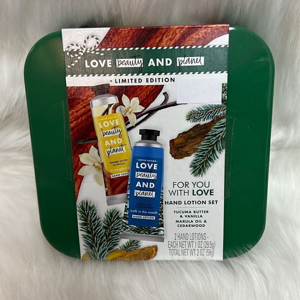 NEW LOVE BEAUTY & PLANET Tacuma butter & vanilla and‎ Marula oil & Cedarwood D7